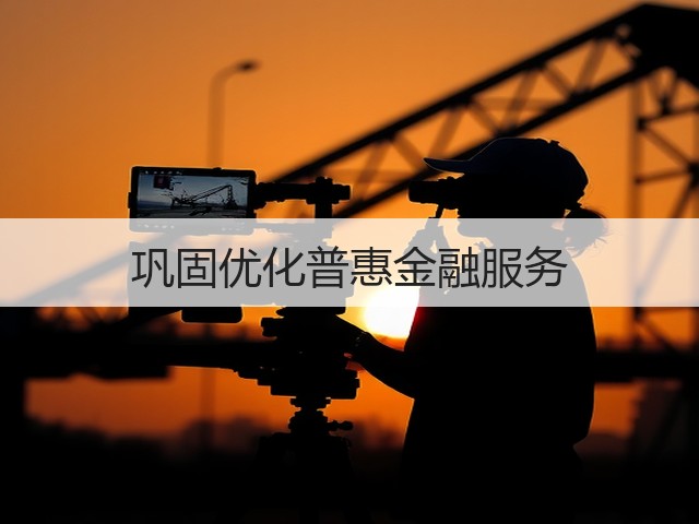 巩固优化普惠金融服务(图3)
