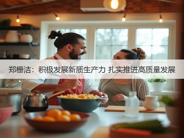 郑栅洁：积极发展新质生产力 扎实推进高质量发展(图2)