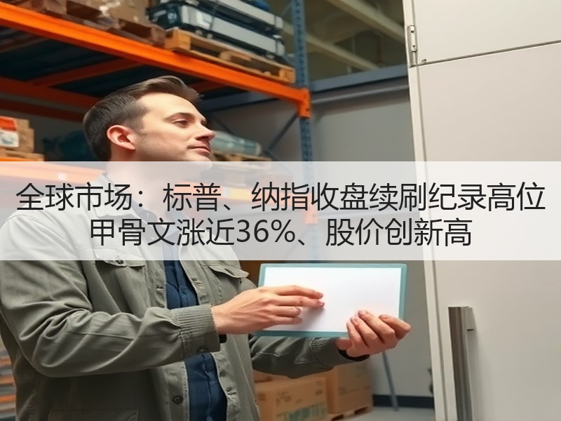 全球市场：标普、纳指收盘续刷纪录高位 甲骨文涨近36%、股价创新高