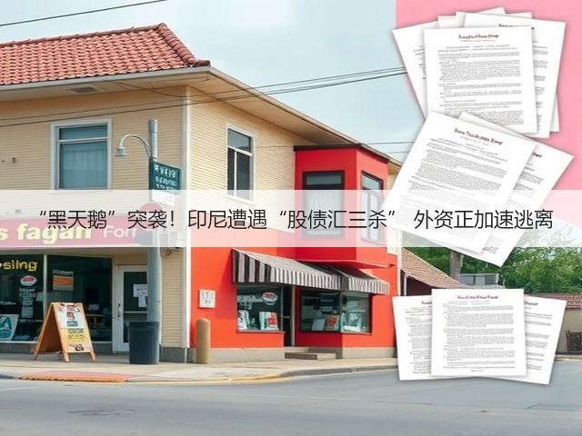 “黑天鹅”突袭!印尼遭遇“股债汇三杀” 外资正加速逃离(图1) “黑天鹅”突袭!印尼遭遇“股债汇三杀” 外资正加速逃离(图1)
