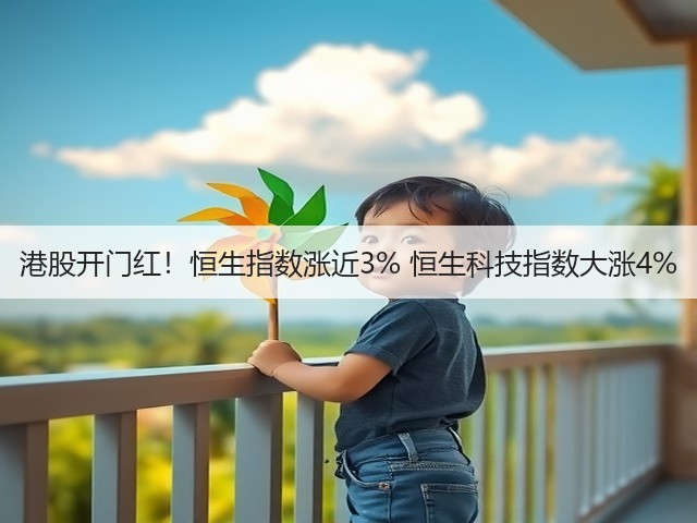 港股开门红!恒生指数涨近3% 恒生科技指数大涨4%(图2) 港股开门红!恒生指数涨近3% 恒生科技指数大涨4%(图2)