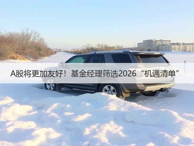 A股将更加友好!基金经理筛选2026“机遇清单”(图3) A股将更加友好!基金经理筛选2026“机遇清单”(图3)