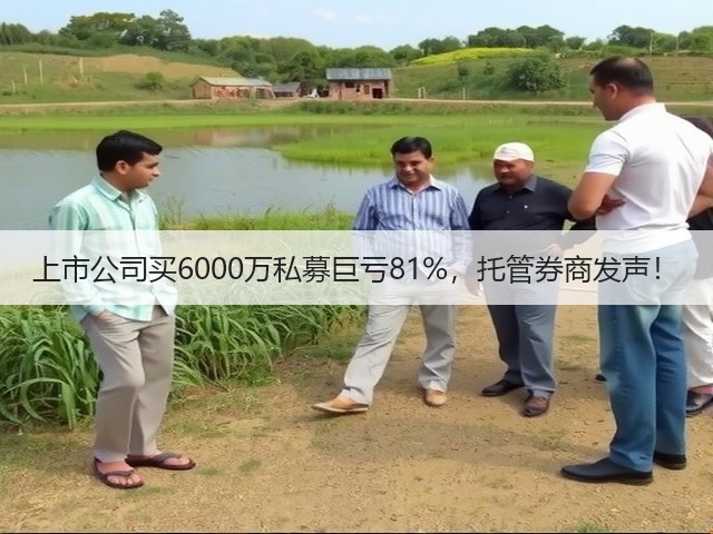 上市公司买6000万私募巨亏81%,托管券商发声!(图2) 上市公司买6000万私募巨亏81%,托管券商发声!(图2)