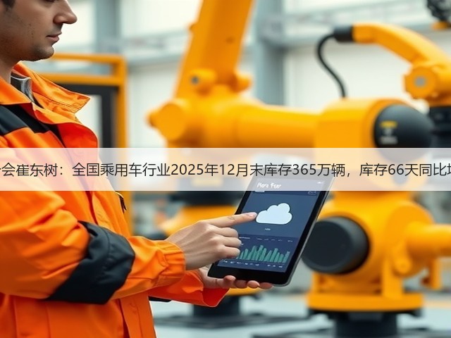 乘联分会崔东树：全国乘用车行业2025年12月末库存365万辆，库存66天同比增20天(图1)